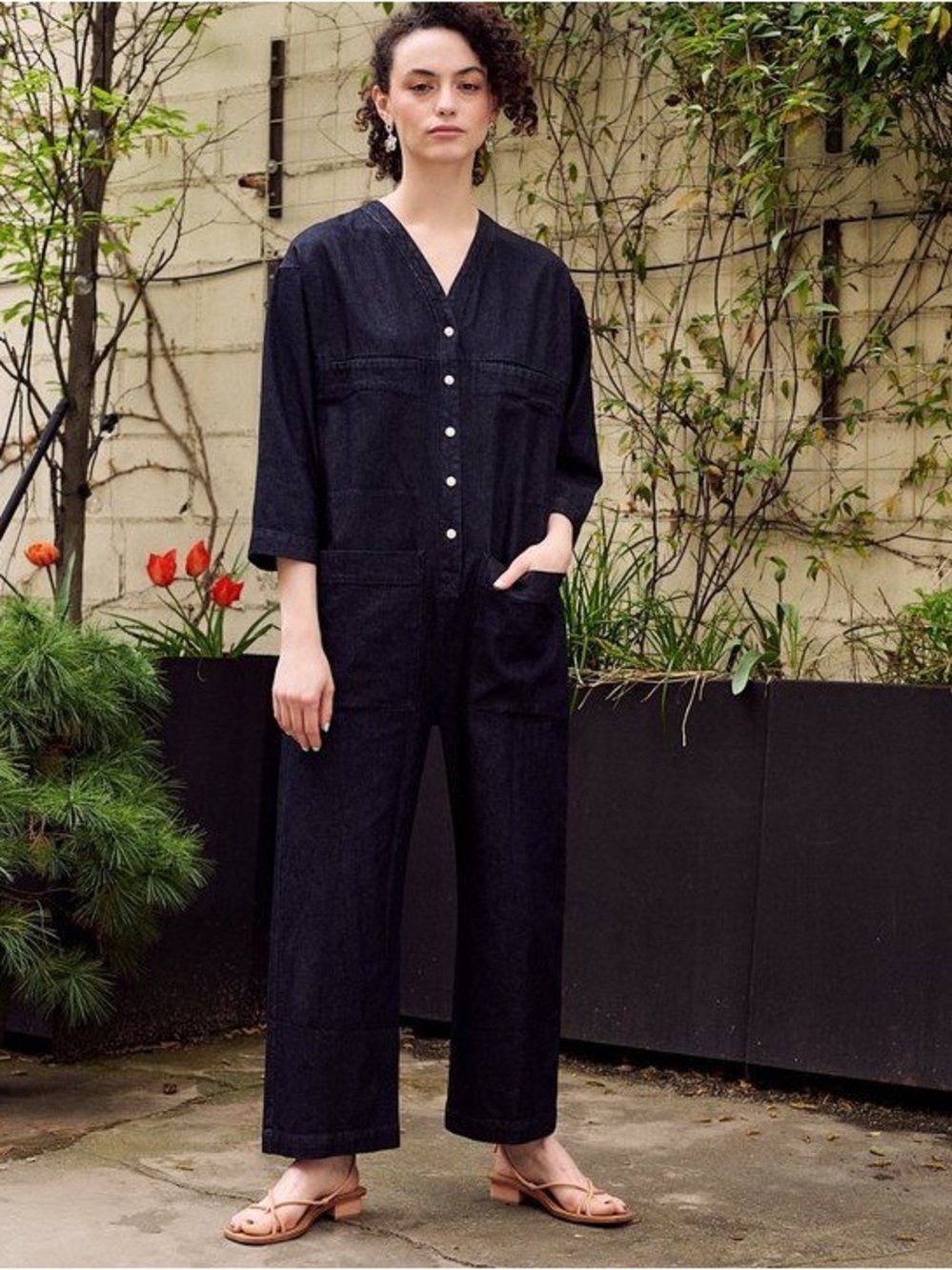 Ilana Kohn Tuck Coverall Denim